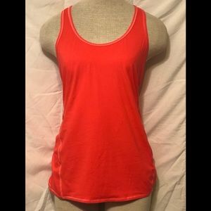 Athleta Neon Orange Racerback Tank S